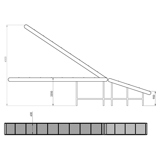 TRUCK LOADER WITH HYDRAULIC CYLINDER (BIG SIZE)